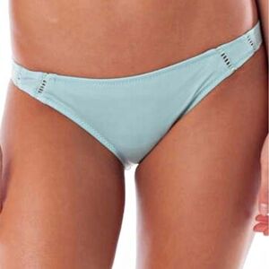 Rhythm My Cheeky Bikini Bottoms ✦ Pool Blue Laddered Insets ✦ Hipster Cut M NWT